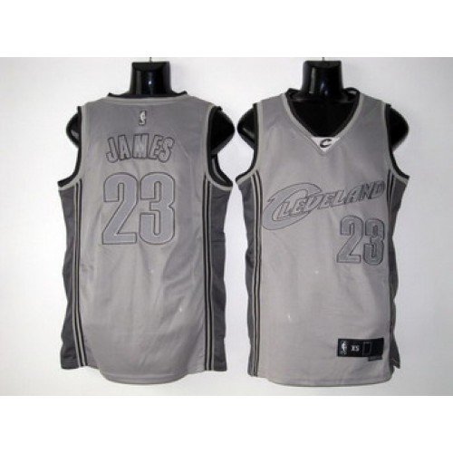 Cleveland Cavaliers 23 James Grey Swingman Jerseys Cheap