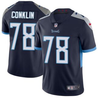 Nike Men & Women & Youth Titans 78 Jack Conklin Navy New 2018 NFL Vapor Untouchable Limited Jersey