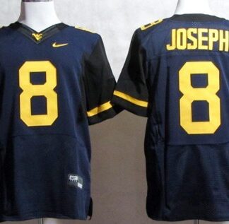 West Virginia Mountaineers #8 Karl Joseph 2013 Navy Blue Elite Jerseys