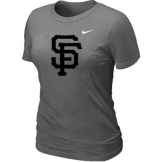 San Francisco Giants Heathered D.Grey Nike Women's Blended T-Shirt