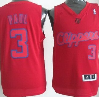Los Angeles Clippers #3 Chris Paul Revolution 30 Swingman Red Big Color Jerseys