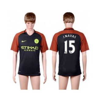 Manchester City #15 J.Navas Away Soccer Club Jersey