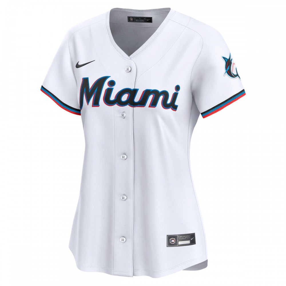 Jazz Chisholm Jr. Miami Marlins Nike Women's Home Limited Player Jersey - White - Image 2