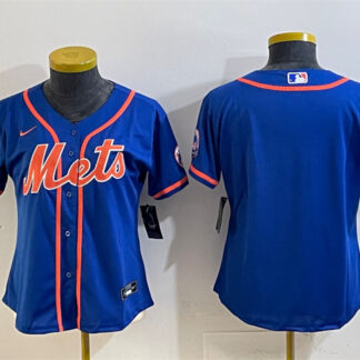 Youth New York Mets Blank Royal Cool Base Stitched Baseball Jersey