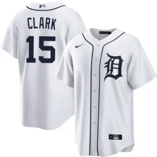 Youth Detroit Tigers #15 Max Clark White 2026 Cool Base Baseball Jersey