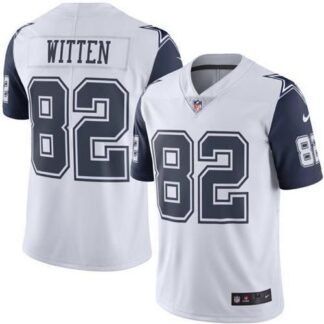 Nike Dallas Cowboys #82 Jason Witten White Men’s Stitched NFL Limited Rush Jersey