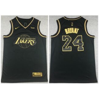 Men's Los Angeles Lakers #24 Kobe Bryant Black Stitched Jersey NSBW