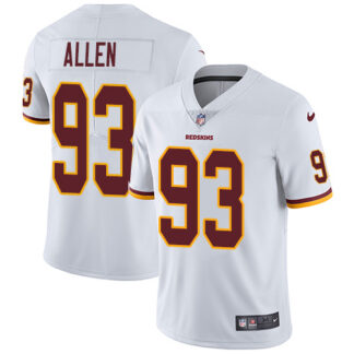 Nike Washington Football Team #93 Jonathan Allen White Men’s Stitched NFL Vapor Untouchable Limited Jersey