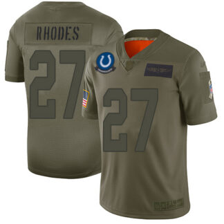 Nike Indianapolis Colts #27 Xavier Rhodes Camo Men’s Stitched NFL Limited 2019 Salute To Service Jersey