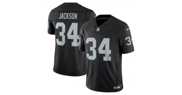 Bo Jackson Las Vegas Raiders Nike Vapor F.U.S.E. Limited Jersey - Black - Image 2