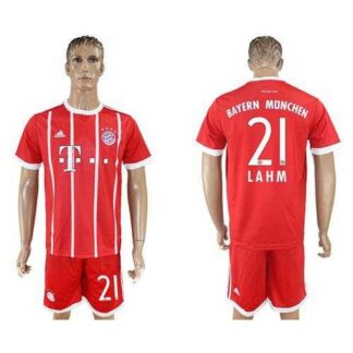 Bayern Munchen #21 Lahm Home Soccer Club Jersey