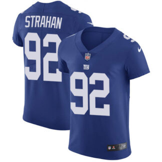 Nike New York Giants #92 Michael Strahan Royal Blue Team Color Men’s Stitched NFL Vapor Untouchable Elite Jersey
