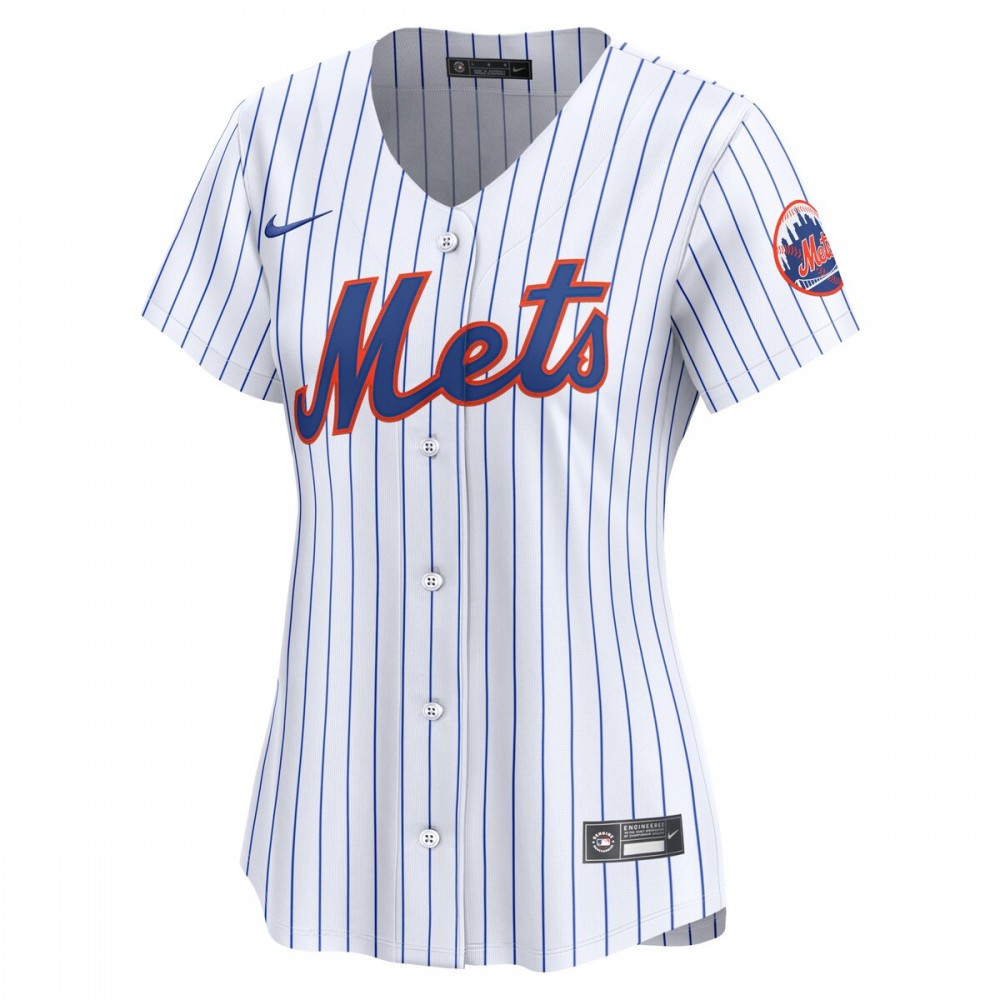 New York Mets Nike Women's Home Limited Jersey - White - Image 2