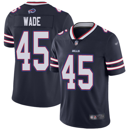 Nike Buffalo Bills #45 Christian Wade Navy Men’s Stitched NFL Limited Inverted Legend Jersey