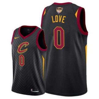 Cavaliers #0 Kevin Love Black 2018 NBA Finals Nike Swingman Jersey