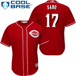 Cincinnati Reds #17 Chris Sabo Red Cool Base Stitched Youth MLB Jersey
