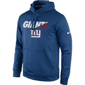 Men's New York Giants Nike Kick Off Staff Performance Pullover Hoodie - Royal