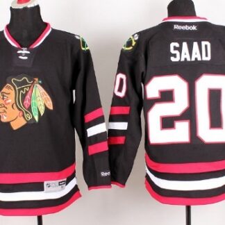 Chicago Blackhawks #20 Brandon Saad 2014 Stadium Series Black Jersey