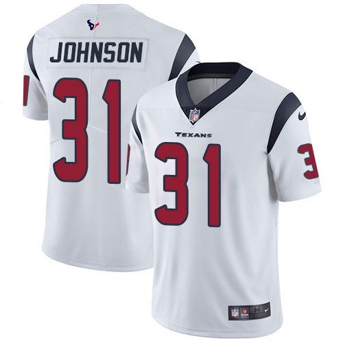 Nike Houston Texans #31 David Johnson White Men’s Stitched NFL Vapor Untouchable Limited Jersey