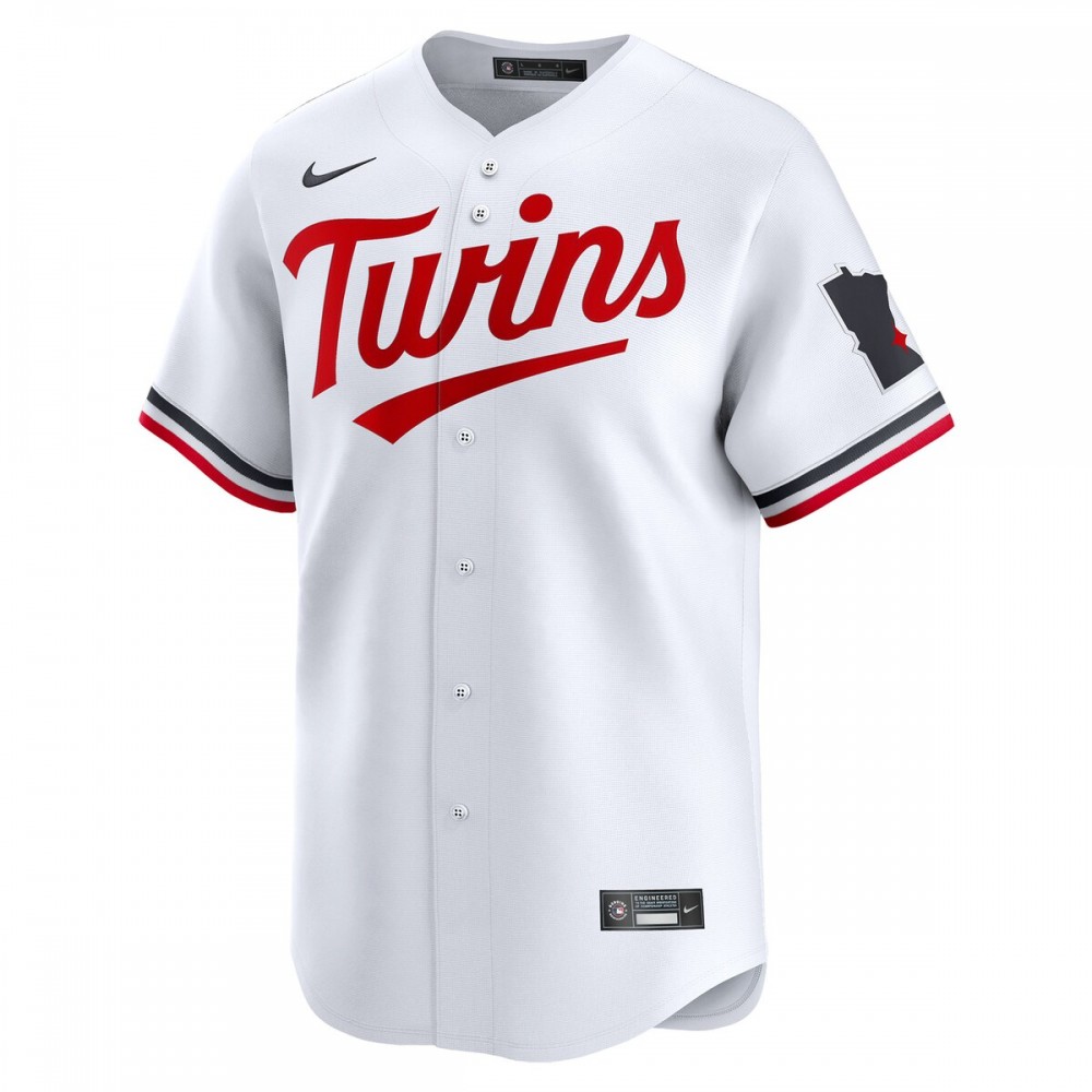 Minnesota Twins Nike Home Limited Jersey - White - Image 2