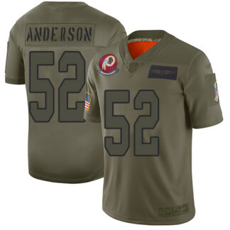 Nike Washington Football Team #52 Ryan Anderson Camo Men’s Stitched NFL Limited 2019 Salute To Service Jersey