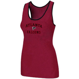 Nike Atlanta Falcons Heart x26 Soul Tri-Blend Racerback stretch Tank Top Red