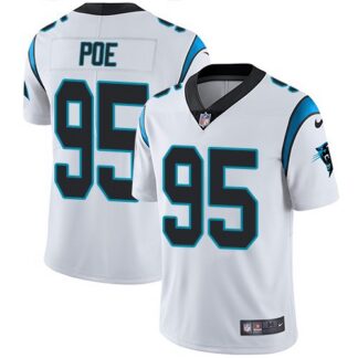 Nike Men & Women & Youth Panthers 95 Dontari Poe White NFL Vapor Untouchable Limited Jersey