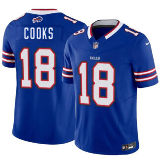 Men's Buffalo Bills #18 Brandin Cooks Blue 2025 F.U.S.E. Vapor Untouchable Limited Football Stitched Jersey