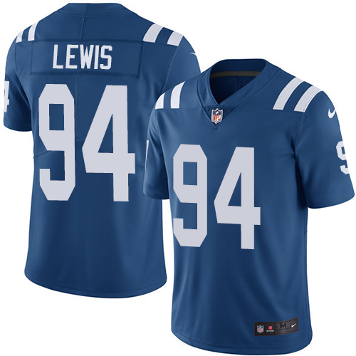 Nike Indianapolis Colts #94 Tyquan Lewis Royal Blue Team Color Men’s Stitched NFL Vapor Untouchable Limited Jersey