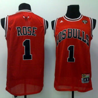 Chicago Bulls #1 Derrick Rose Red Jerseys