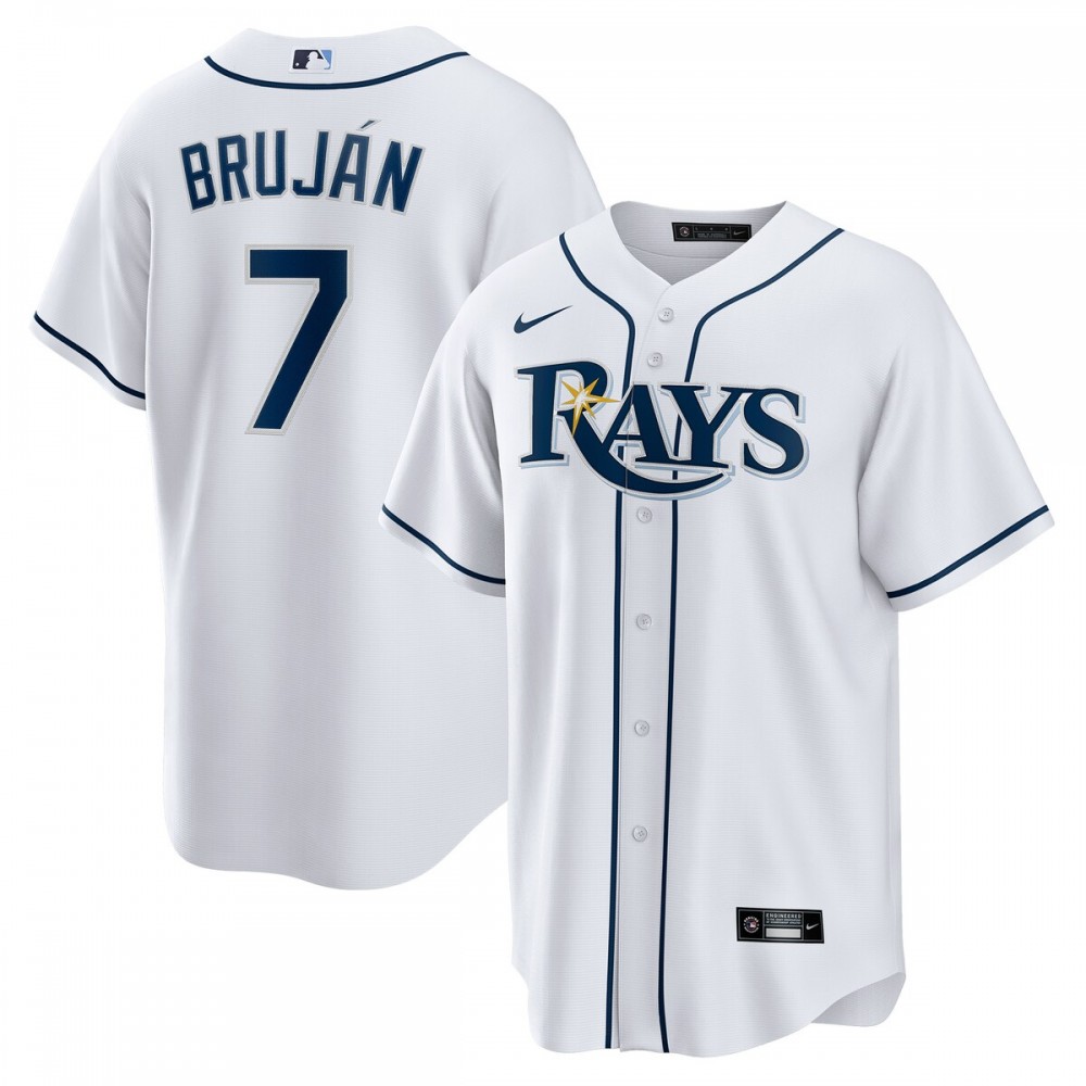 Vidal Bruján Tampa Bay Rays Nike Home Replica Player Jersey - White