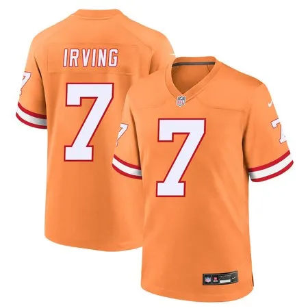 Youth '76 Tampa Bay Buccaneers #7 Bucky Irving Orange Player Game Jersey