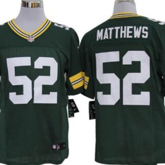 Nike Limited Green Bay Packers #52 Clay Matthews Green Jerseys