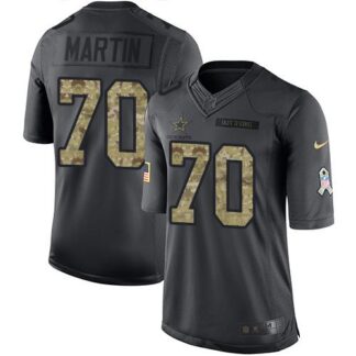 Nike Dallas Cowboys #70 Zack Martin Black Men’s Stitched NFL Limited 2016 Salute To Service Jersey