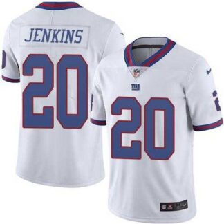 Nike Men & Women & Youth Giants 20 Janoris Jenkins White Color Rush Limited Jersey