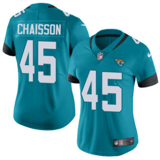 Nike Jacksonville Jaguars #45 K’Lavon Chaisson Teal Green Alternate Women’s Stitched NFL Vapor Untouchable Limited...