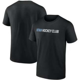 Men's Utah Mammoth Black Wordmark Logo T-Shirt
