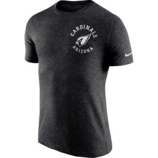 Men's Arizona Cardinals Nike Black Helmet Tri Blend T-Shirt FengYun