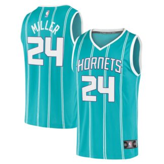 Brandon Miller Charlotte Hornets Fanatics Branded Youth 2023 NBA Draft First Round Pick Fast Break Replica Jersey –...