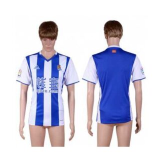 Real Sociedad Blank Home Soccer Club Jersey