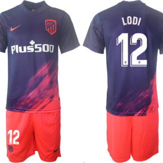 Men 2021-2022 Club Atletico Madrid away purple 12 Soccer Jersey