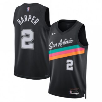 Dylan Harper San Antonio Spurs Nike Unisex 2025/26 Swingman Jersey - Black - City Edition