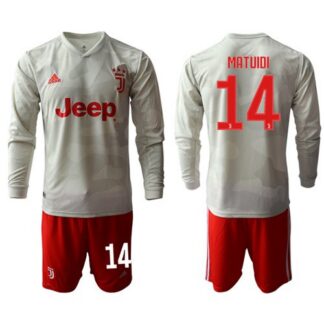 Juventus #14 Matuidi Away Long Sleeves Soccer Club Jersey