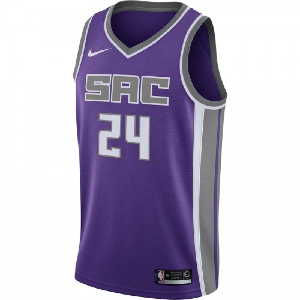 Men's Sacramento Kings Buddy Hield #24 Nike Purple Swingman Jersey - Icon Edition - Image 2