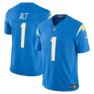 Men's Los Angeles Chargers Joe Alt Blue 2024 NFL Draft First Round Pick Player F.U.S.E. Vapor Untouchable Limited S...