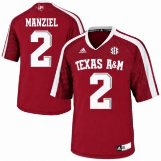 Johnny Manziel Texas A&M Aggies Adidas Maroon Football Game Jersey