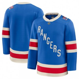 Men's New York Rangers Blue Centennial Premium Jersey