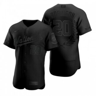 Washington Nationals #20 Frank Robinson Men’s Nike Black MLB MVP Limited Player Edition Jersey