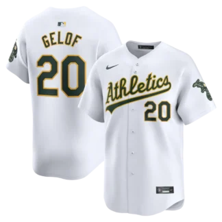 Zack Gelof Oakland Athletics Nike Youth Home Limited Player Jersey - White