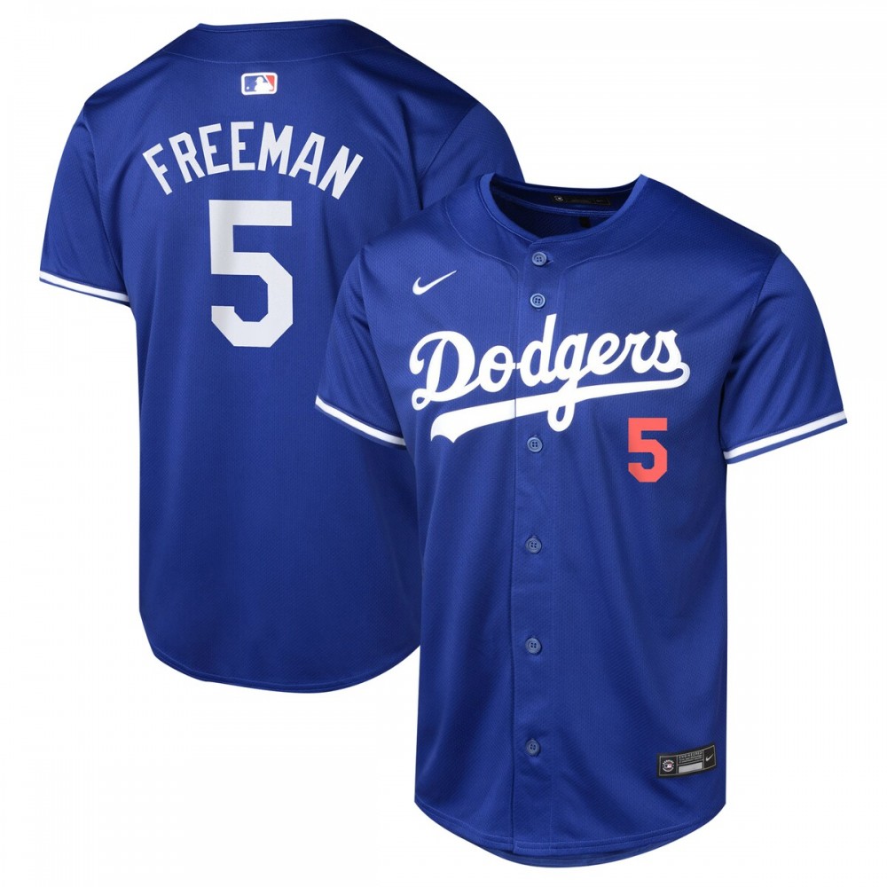 Freddie Freeman Los Angeles Dodgers Nike Youth Alternate Limited Player Jersey – Royal